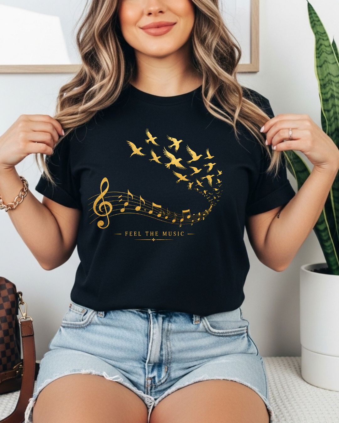 Music Freedom Cotton Tshirt