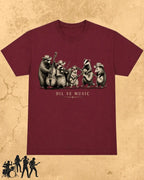 Folk Band Animals Music T-Shirt