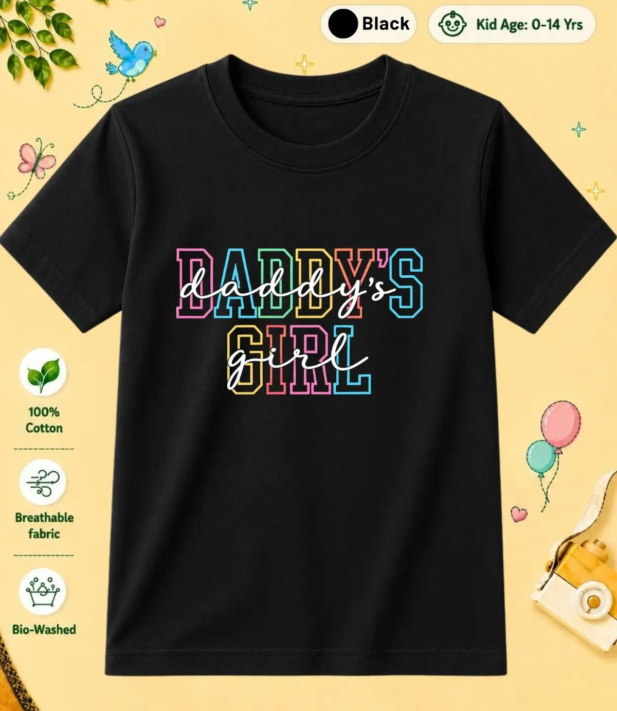 MOM - DAD Blessing Kid Cotton Tee