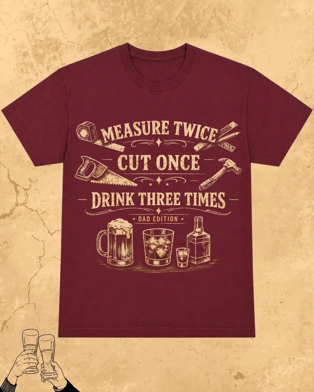 Beer Bond Statement Cotton T-Shirt