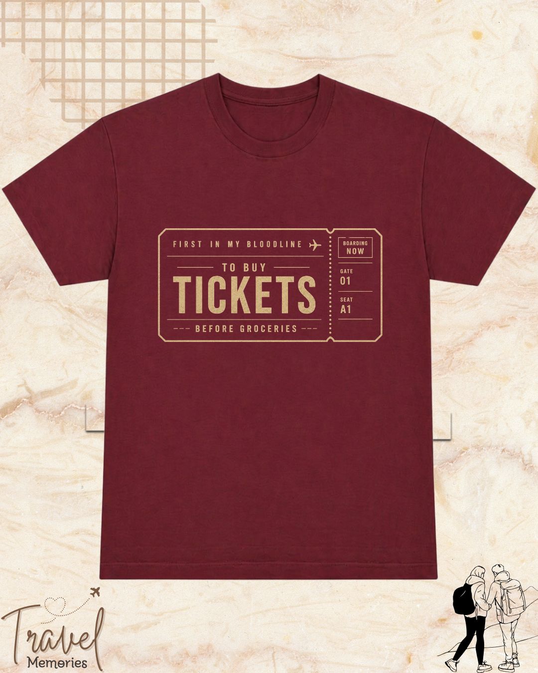 FIRST IN MY BLOODLINE Travel Cotton Tshirt