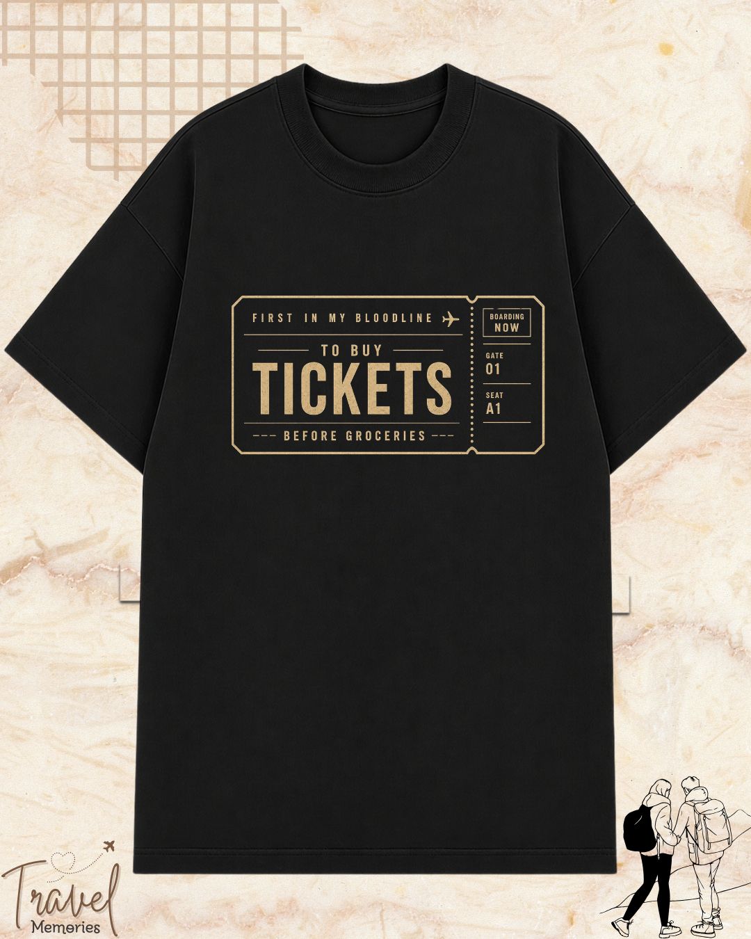 FIRST IN MY BLOODLINE Travel Cotton Tshirt