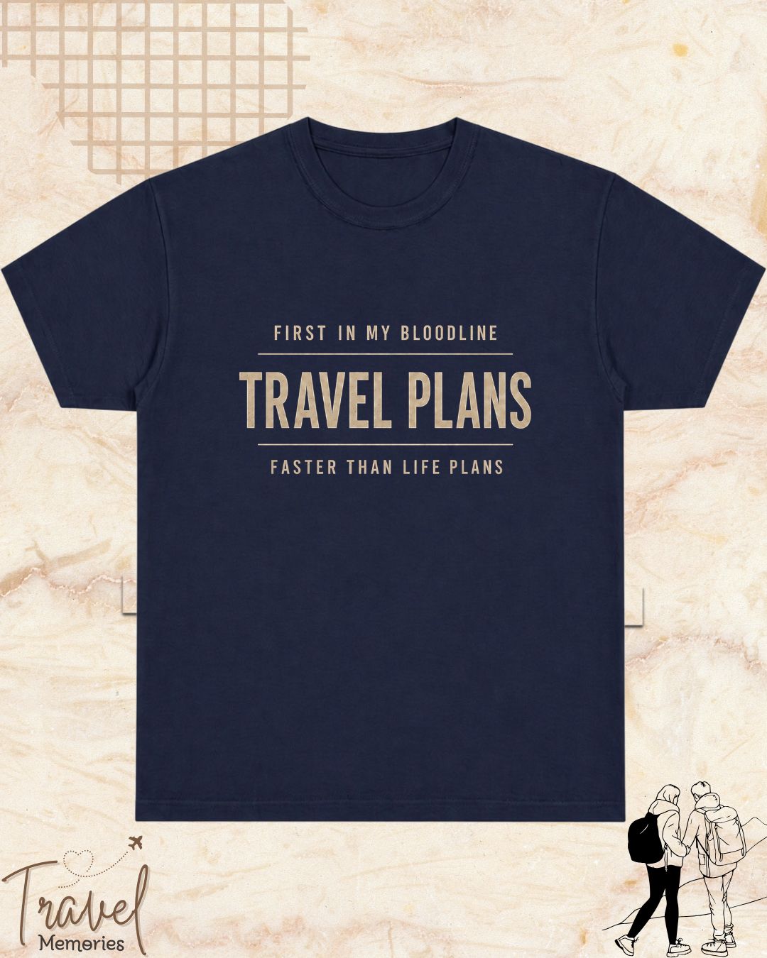 FIRST IN MY BLOODLINE Travel Cotton Tshirt