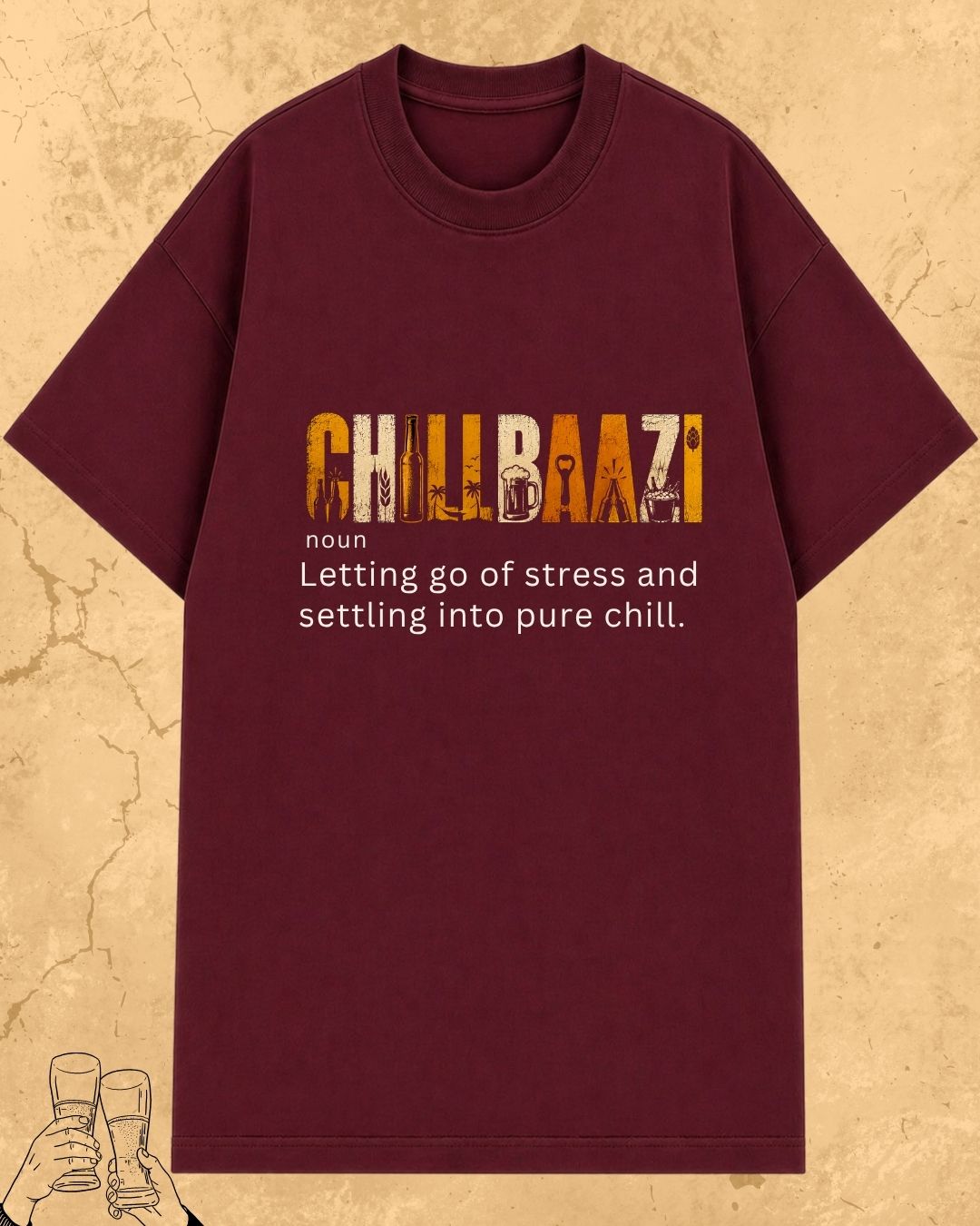 Hinglish Beer Dictionary Cotton Tshirt