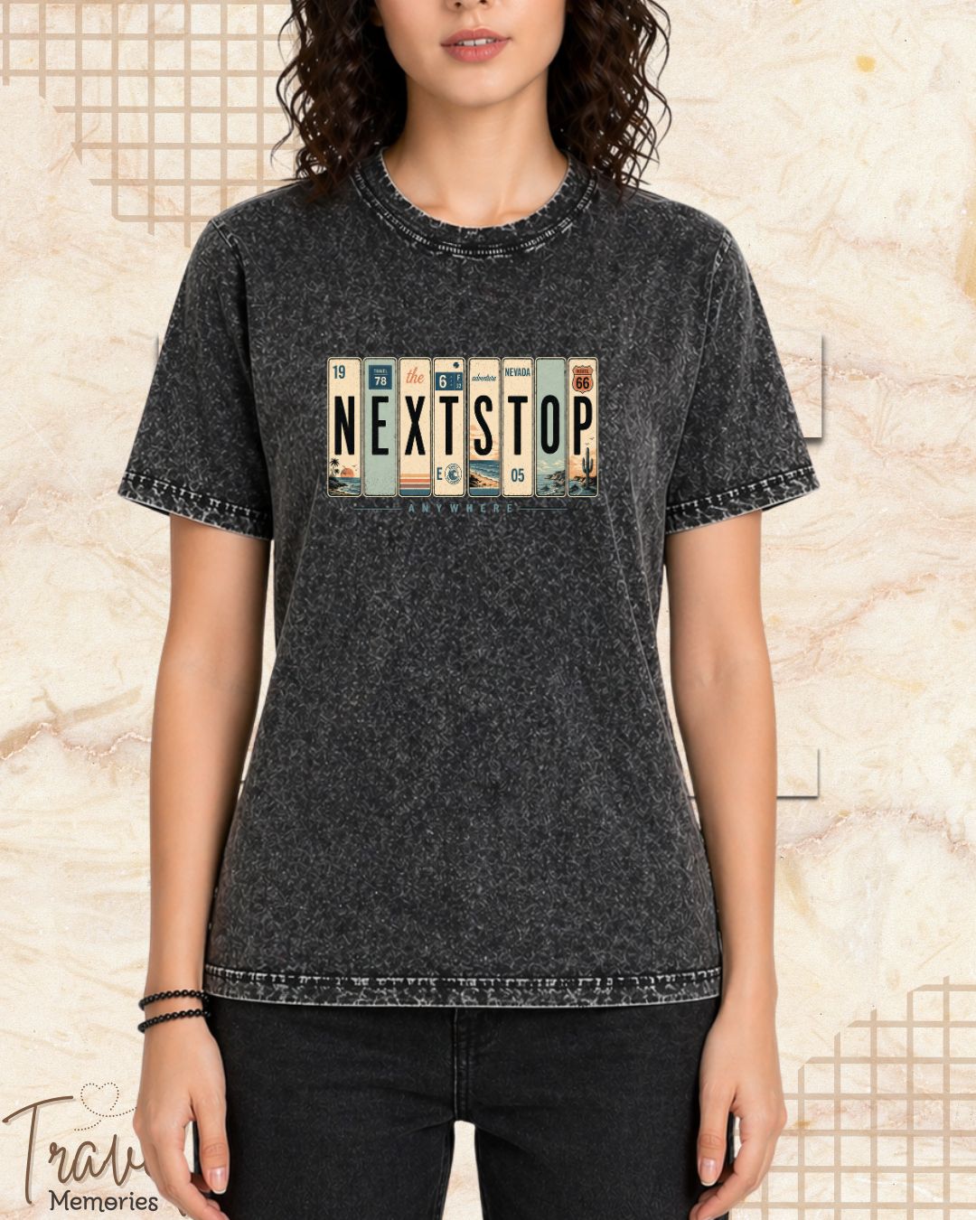 Roadtrip Travel Cotton Tshirt