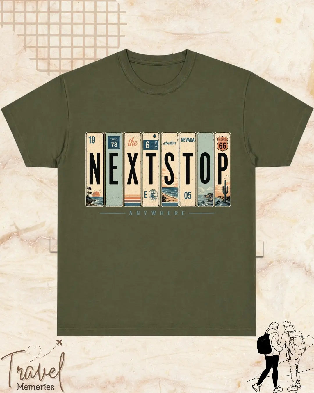 Raasta Roadtrip Travel Cotton Tshirt