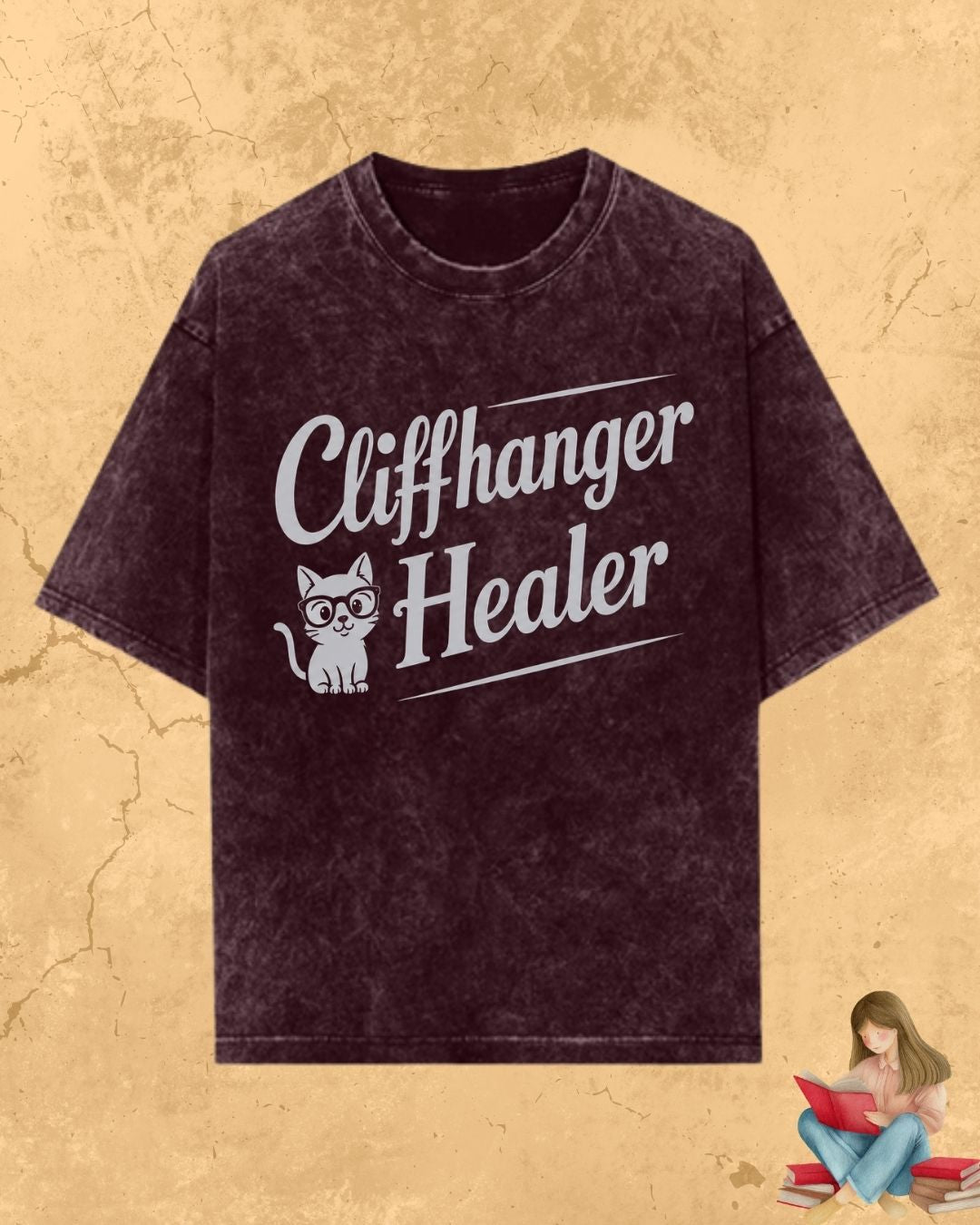 Purrfect Reader Cotton Tshirt