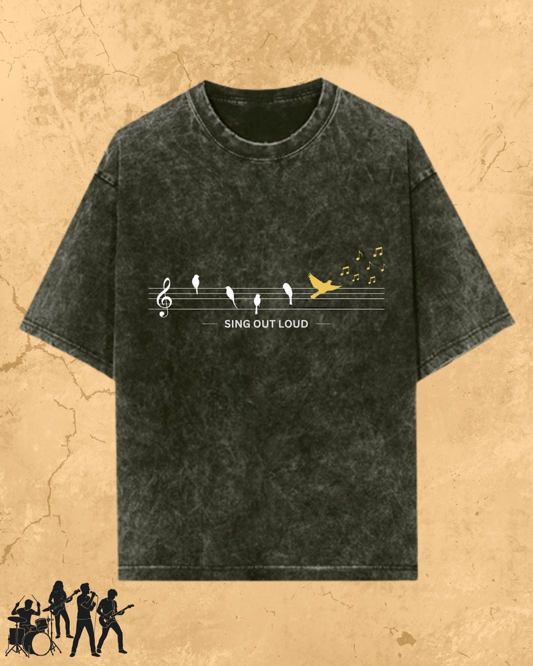 Sing Out Loud Music Cotton T-Shirt