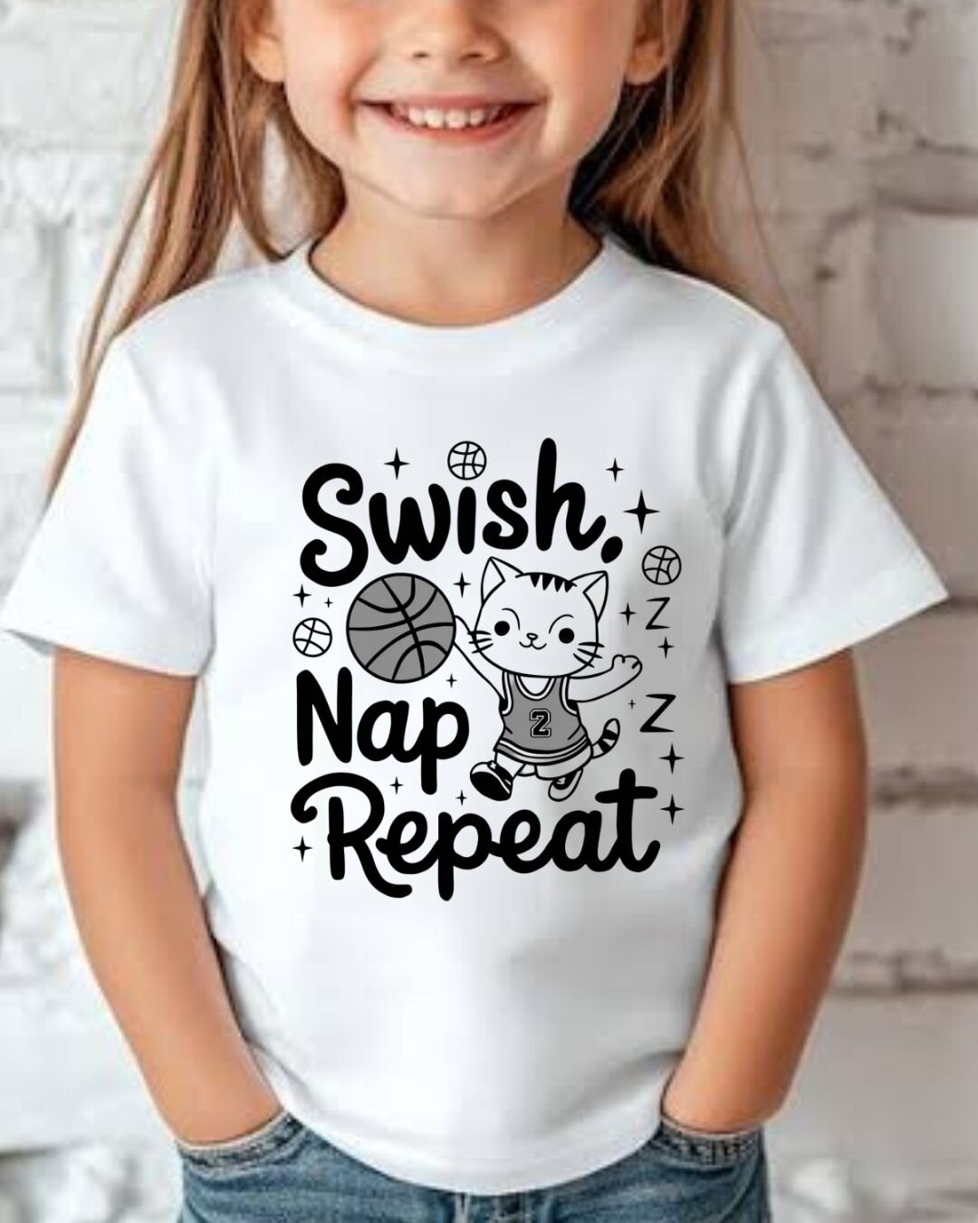 Basketball Kid Cotton Tee