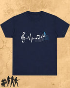 Minimal Music Vibe Cotton Tshirt