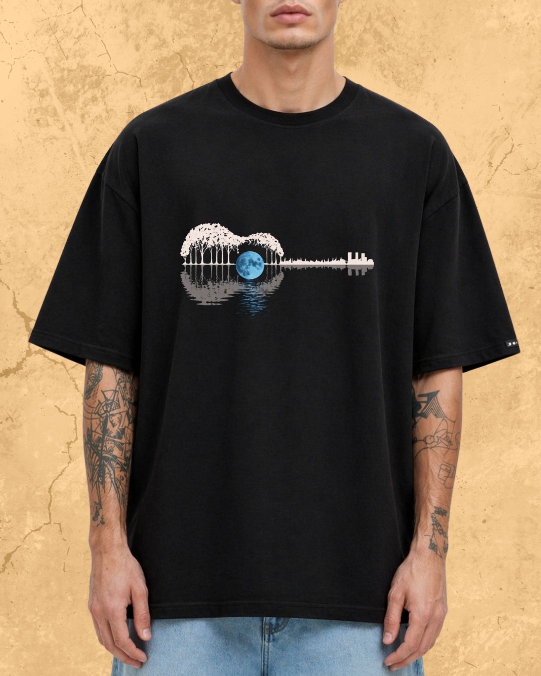 Guitar Relaxation Music Cotton T-Shirt