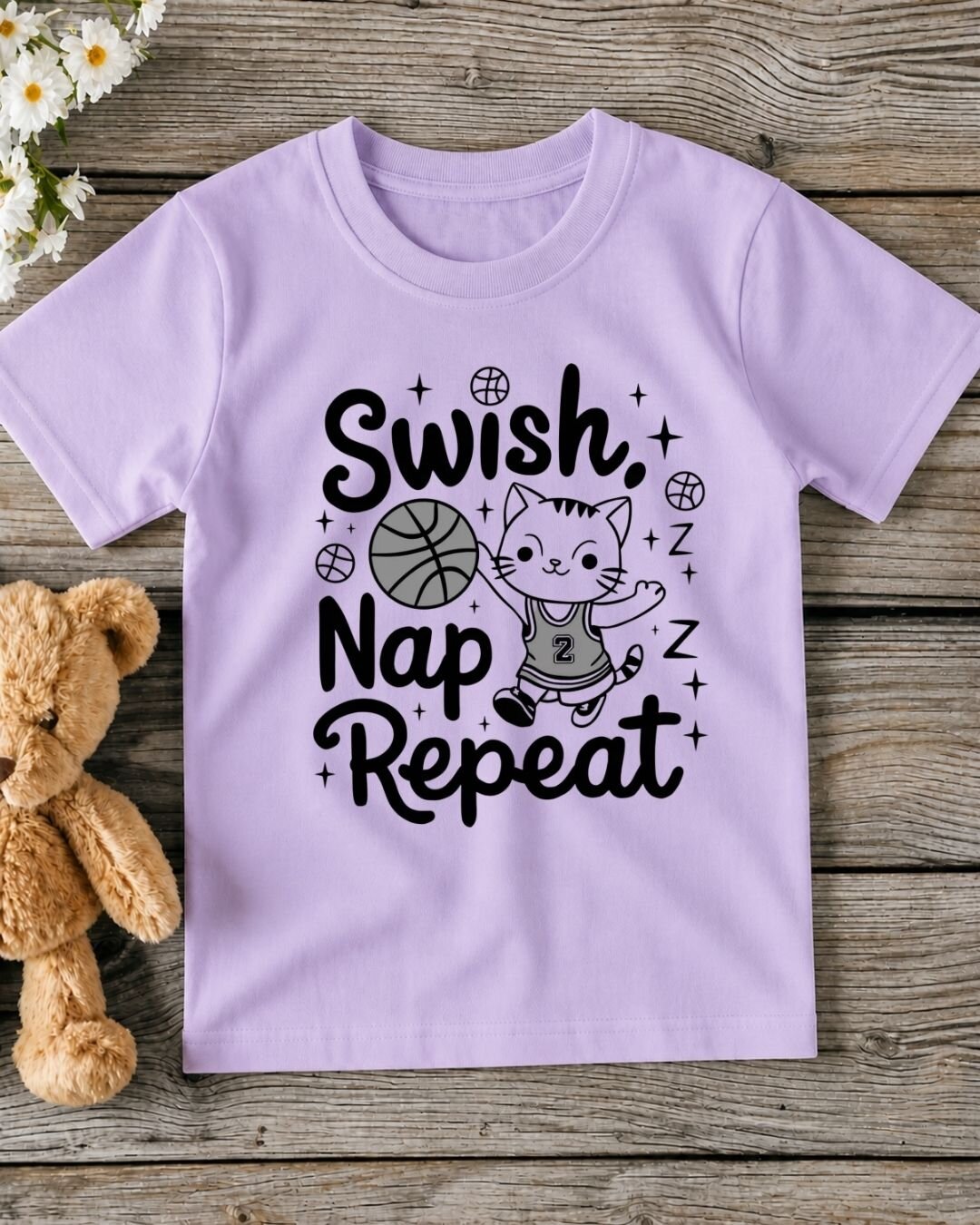 Basketball Kid Cotton Tee