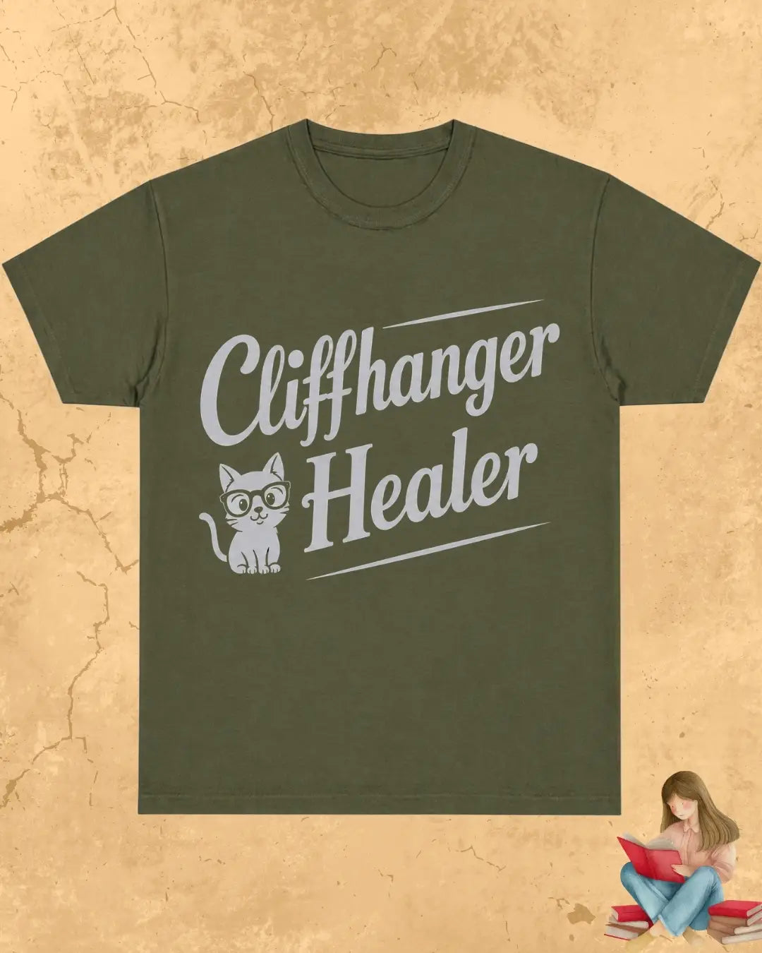 Purrfect Reader Cotton Tshirt