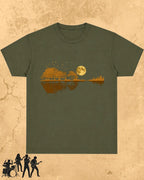 Guitar Relaxation Music Cotton T-Shirt