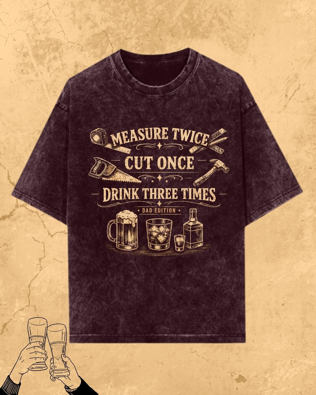 Beer Bond Statement Cotton T-Shirt