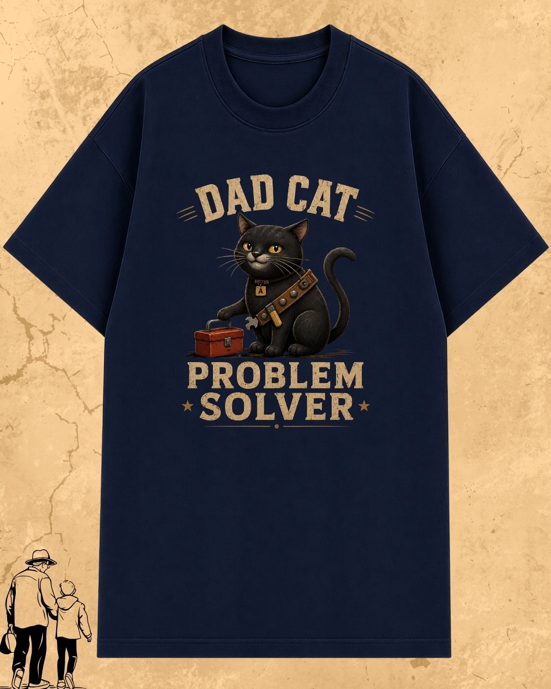 Purr Dad Cotton Tshirt
