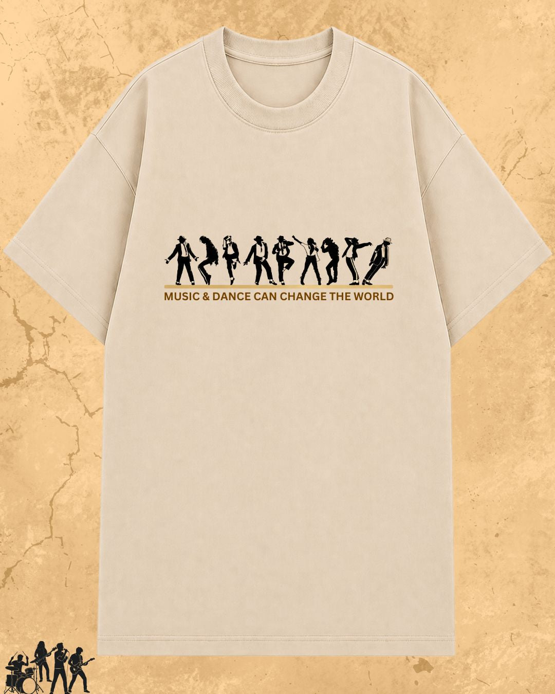 White Michael Jackson Cotton Tee