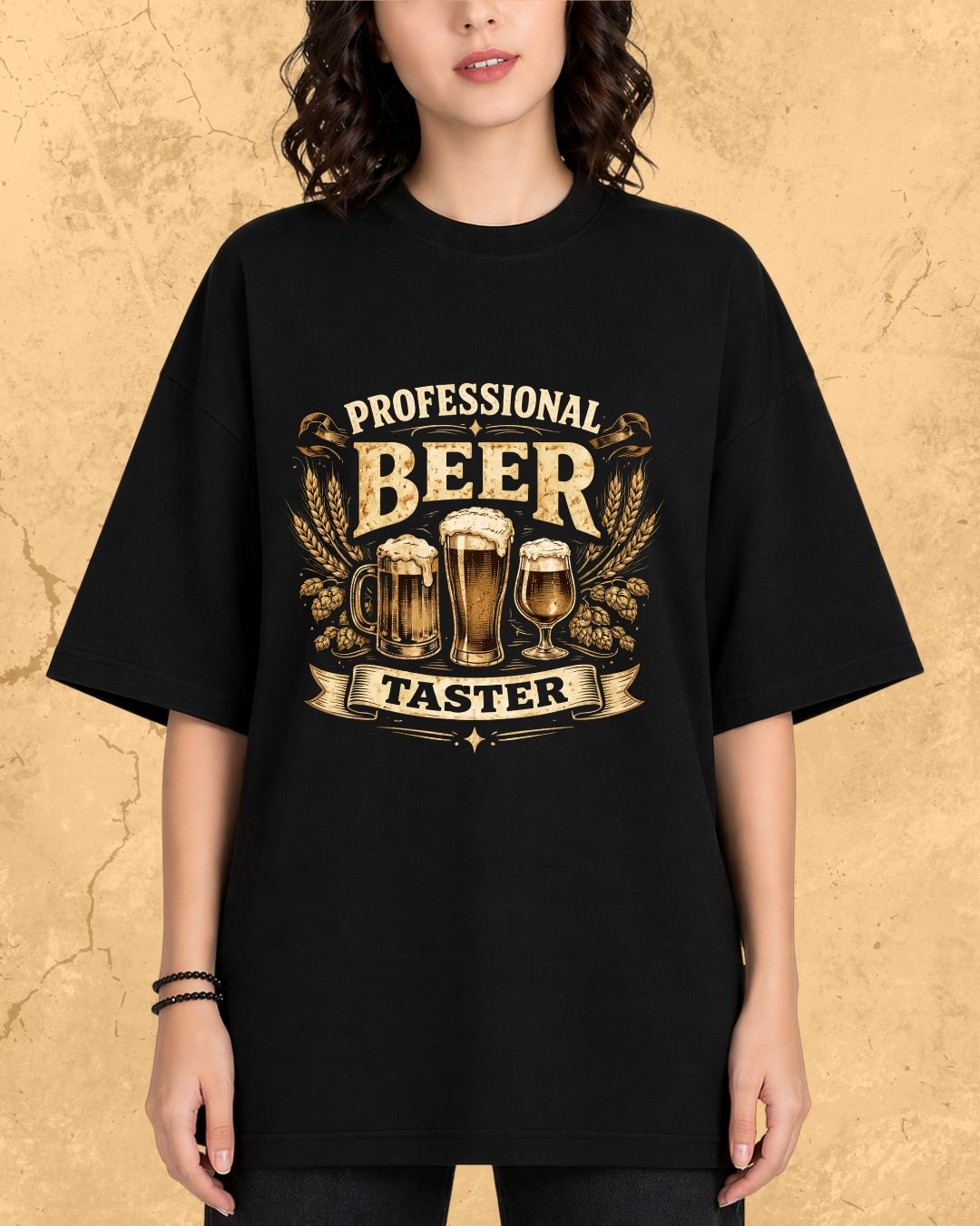 Beer Bond Statement Cotton T-Shirt