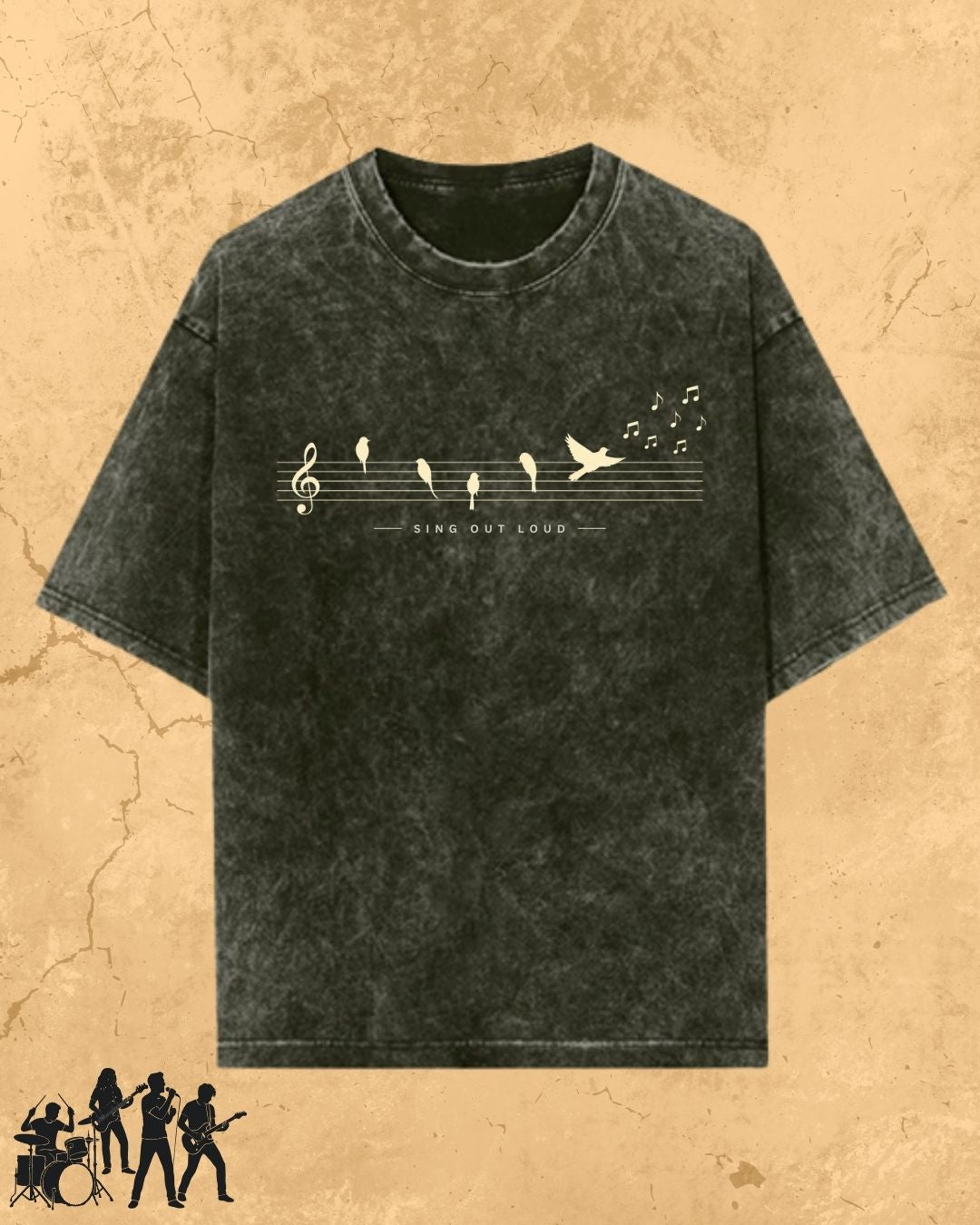 Sing Out Loud Music Cotton T-Shirt