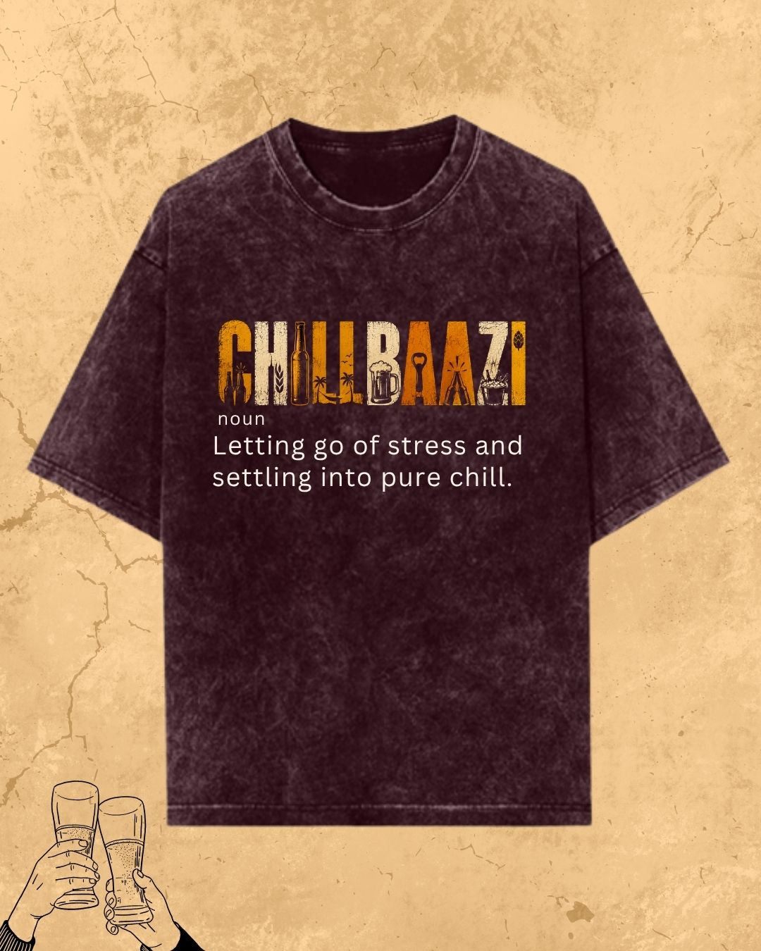 Hinglish Beer Dictionary Cotton Tshirt