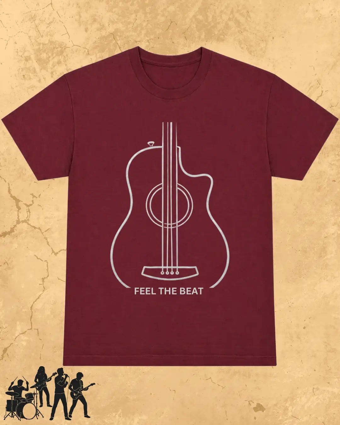 Guitar Music Cotton T-Shirt