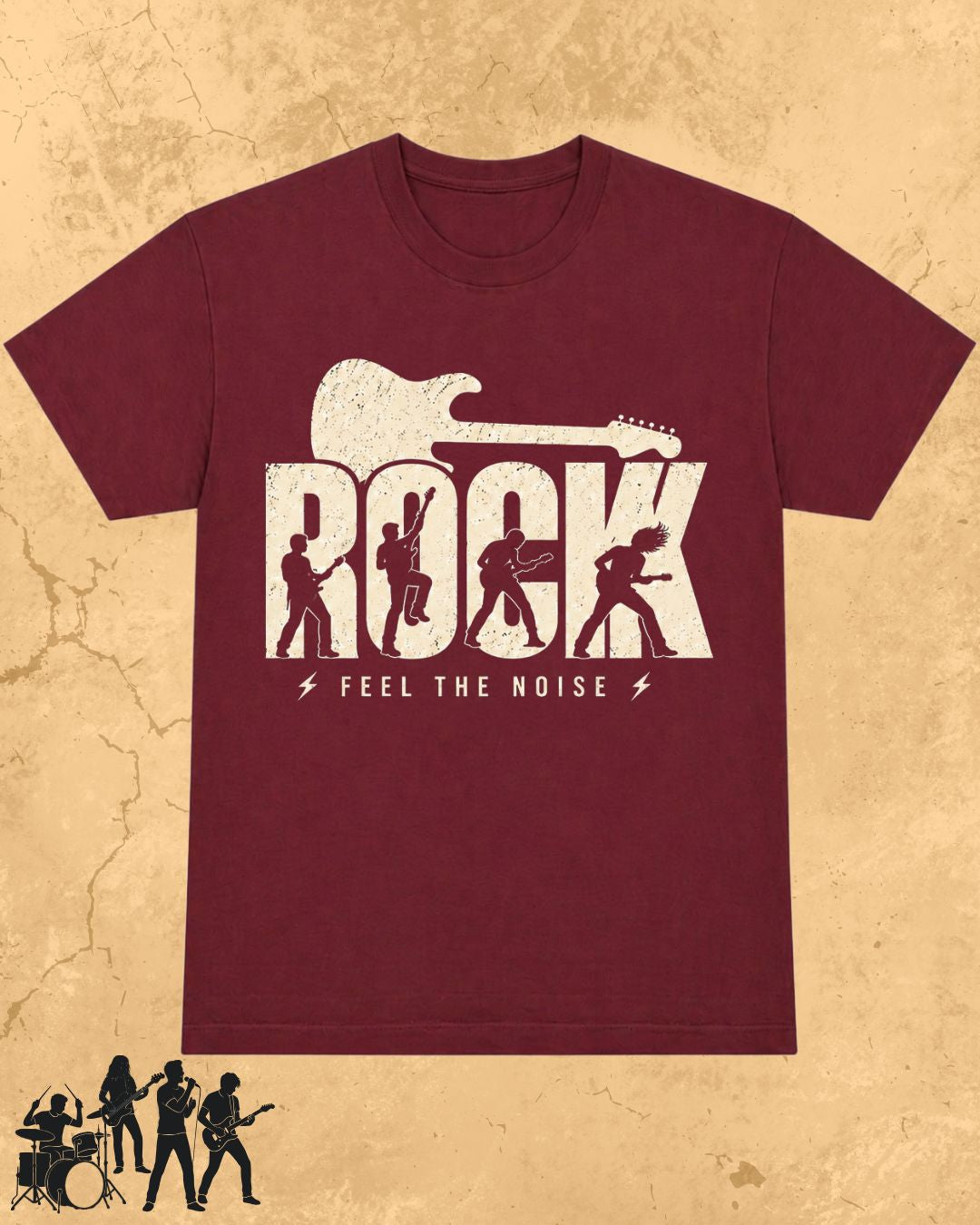 Rock Music Cotton Tshirt