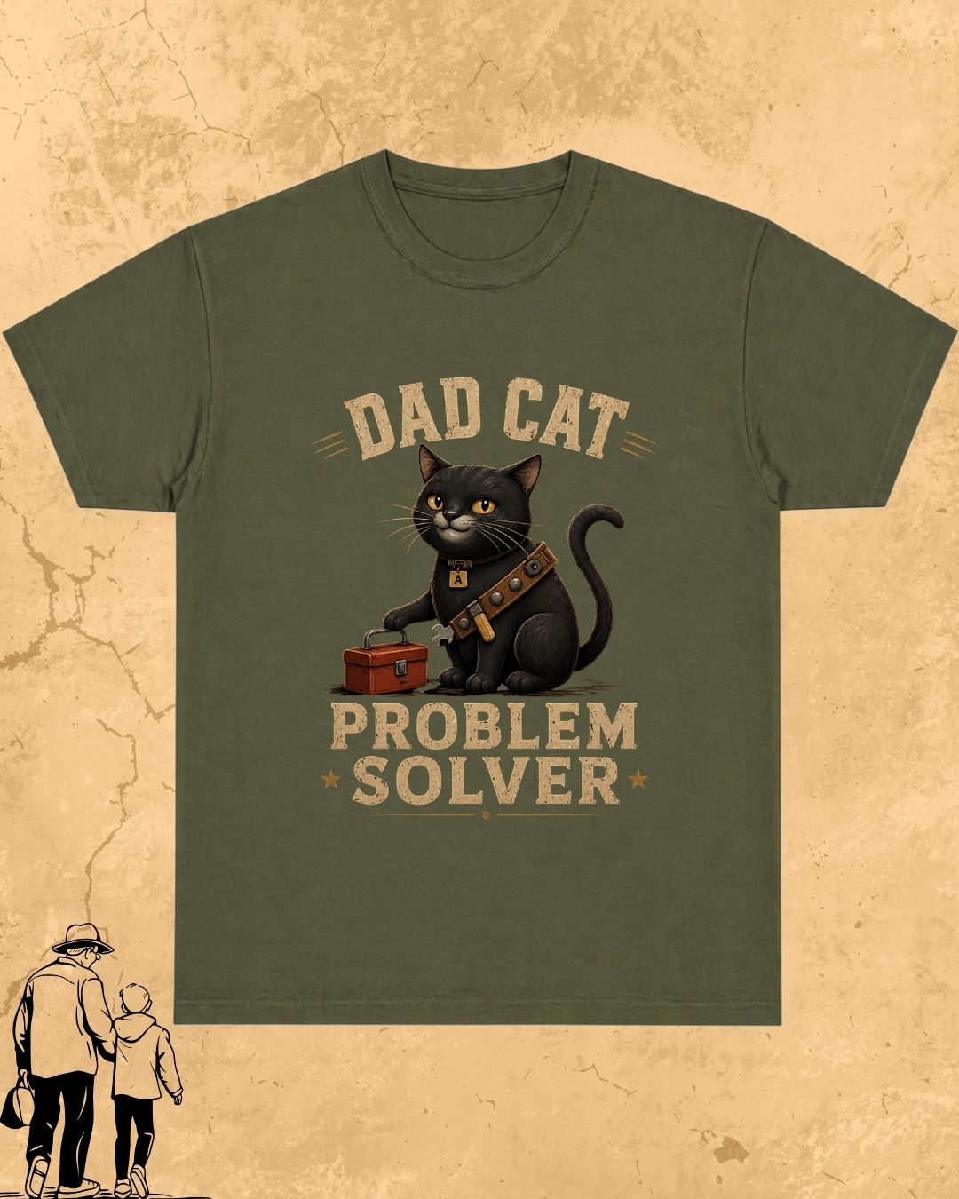 Purr Dad Cotton Tshirt