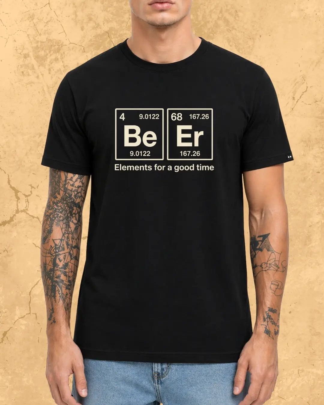 Beer Chemistry Pun Cotton Tshirt