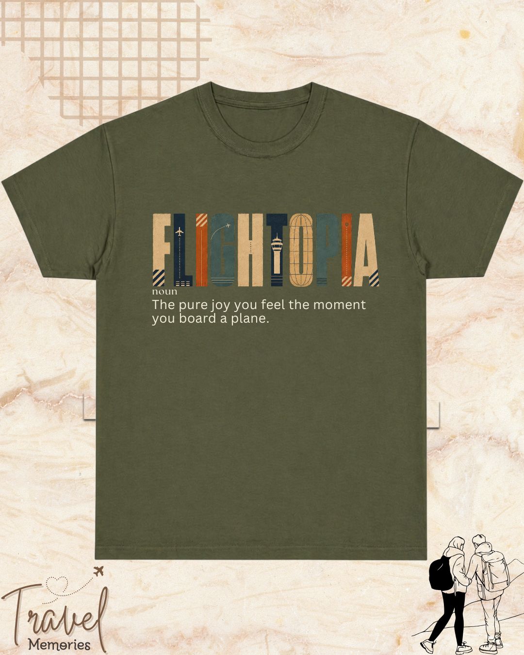 Travel Dictionary Cotton Tshirt
