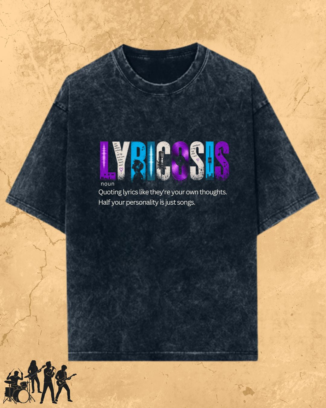 Hinglish Music Dictionary Cotton Tshirt