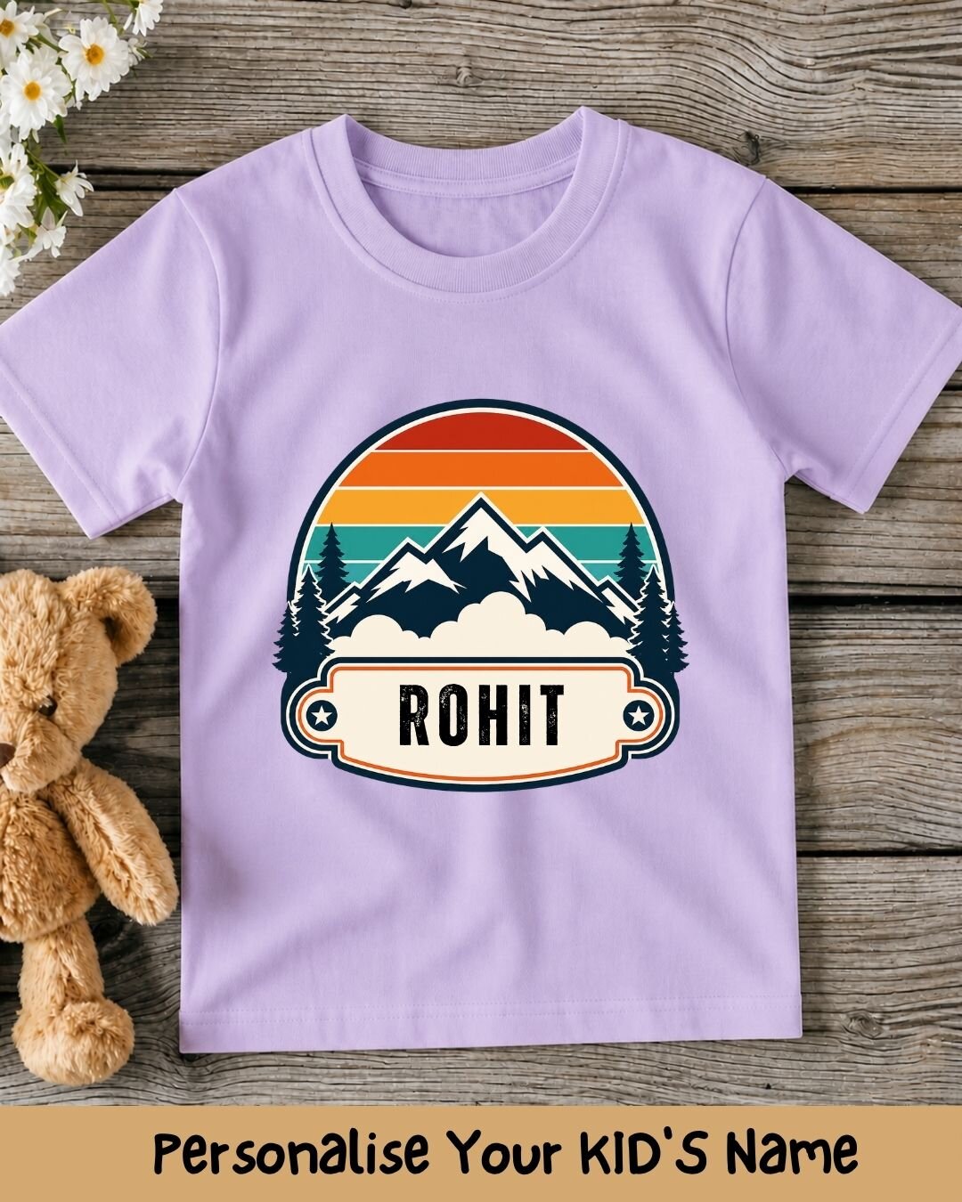 Vintage Adventure Custom Kid Cotton Tee