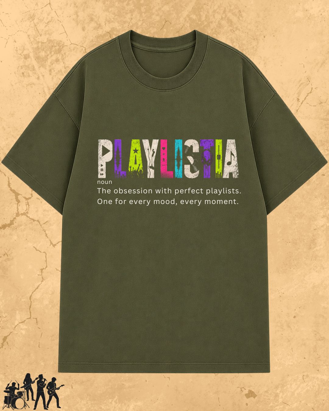Hinglish Music Dictionary Cotton Tshirt