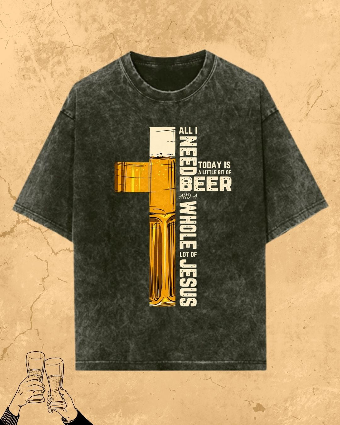 Mythic Beer Warrior Cotton T-Shirt