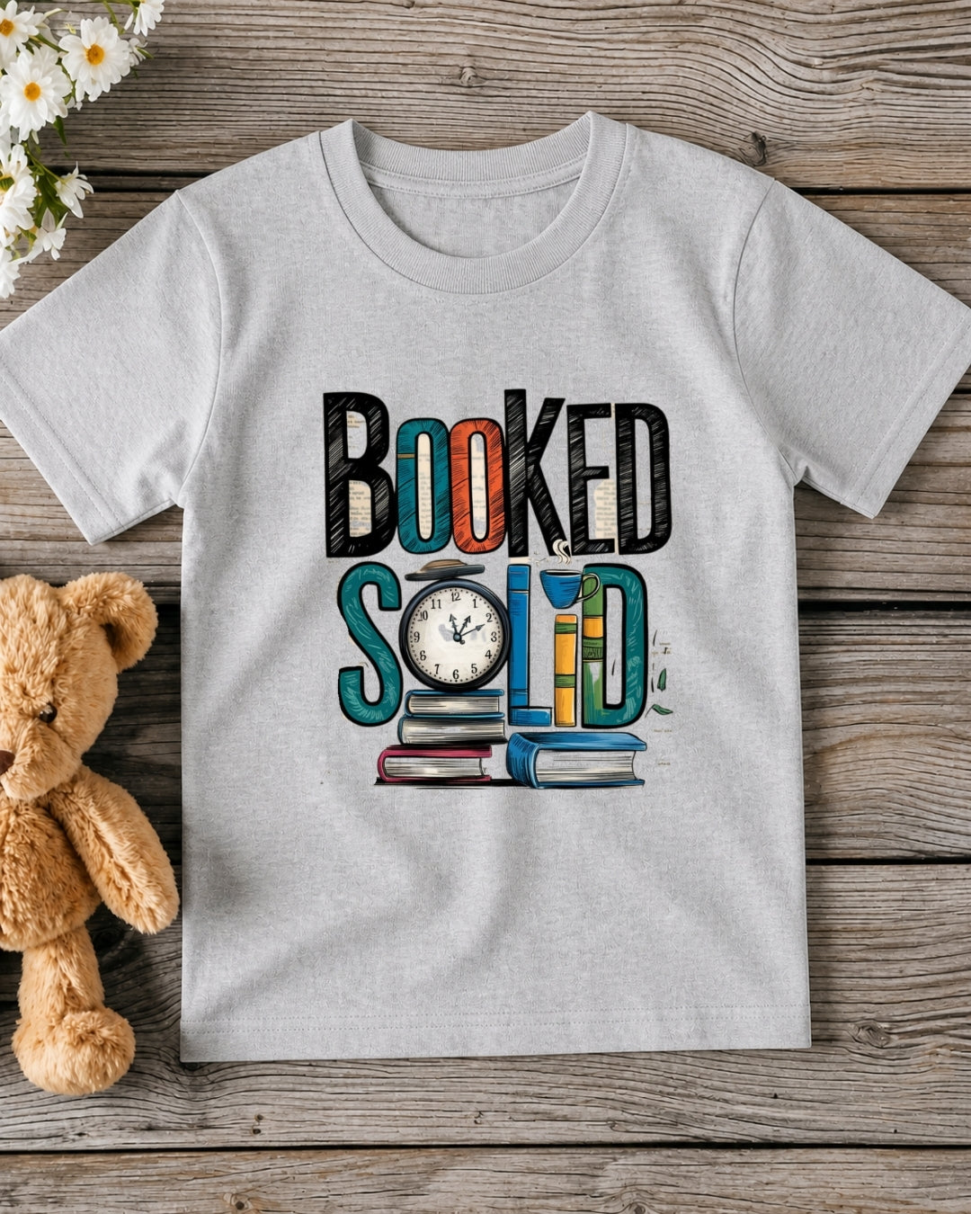 Booked Solid Kid Cotton Tshirt