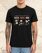 Three Stages of Every Trip Travel Cotton Tshirt Part 1