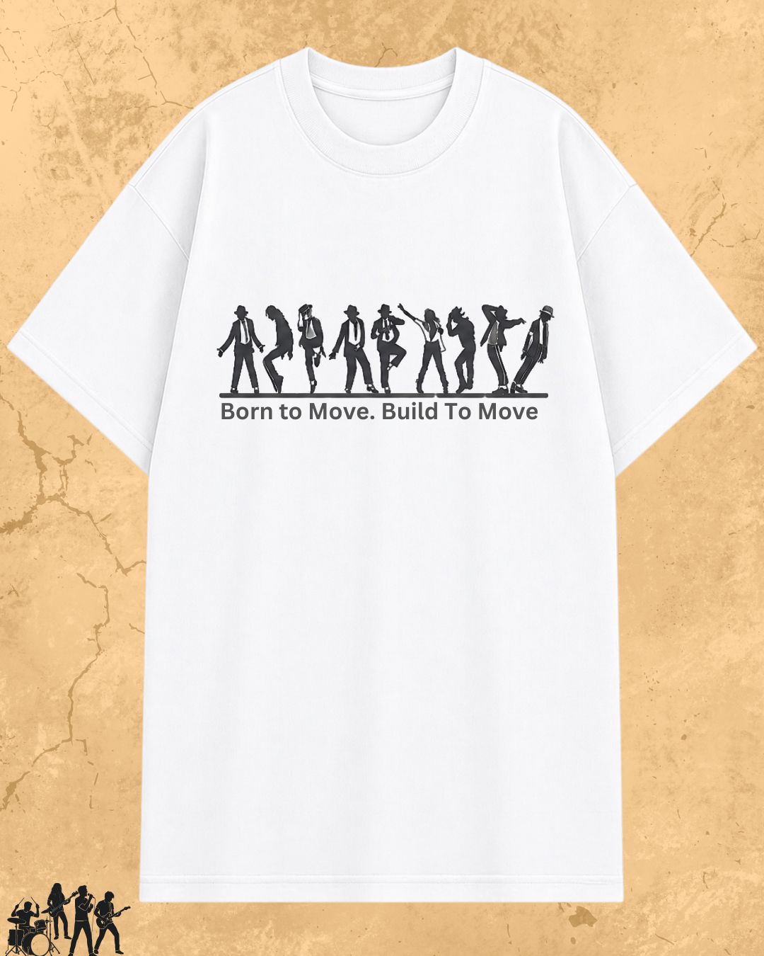 White Michael Jackson Cotton Tee