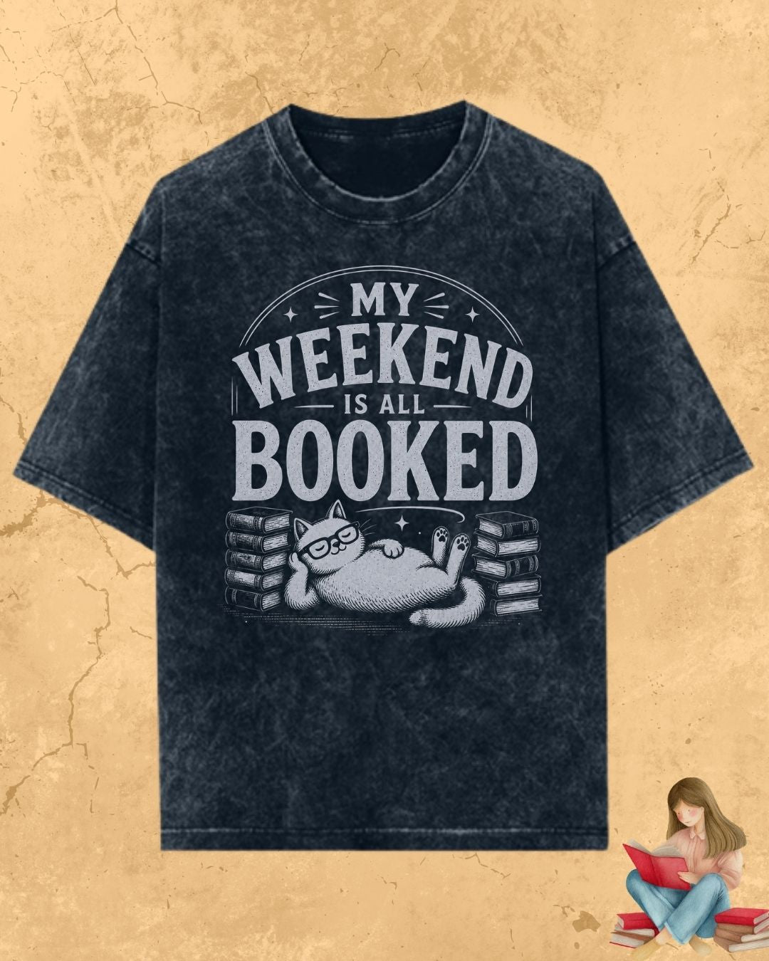 Purrfect Reader Cotton Tshirt