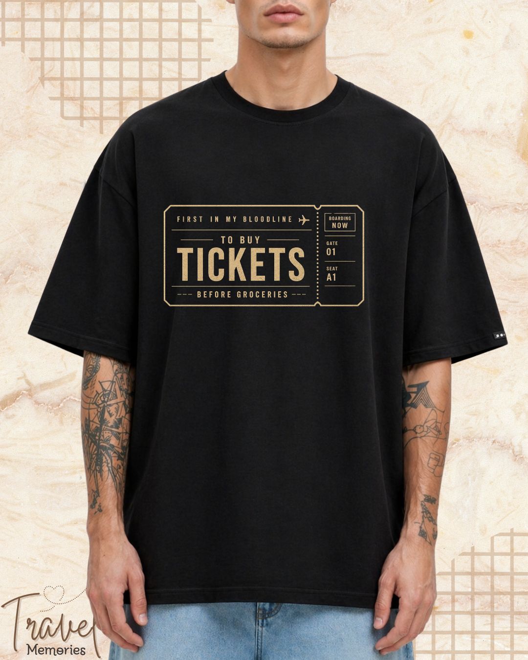 FIRST IN MY BLOODLINE Travel Cotton Tshirt