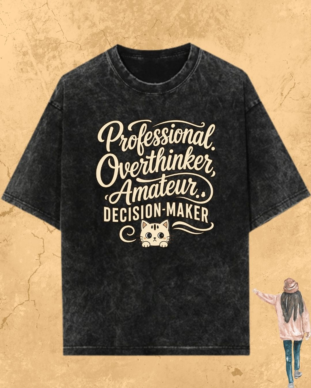 Cool Meow Girl Vibes Cotton Tee