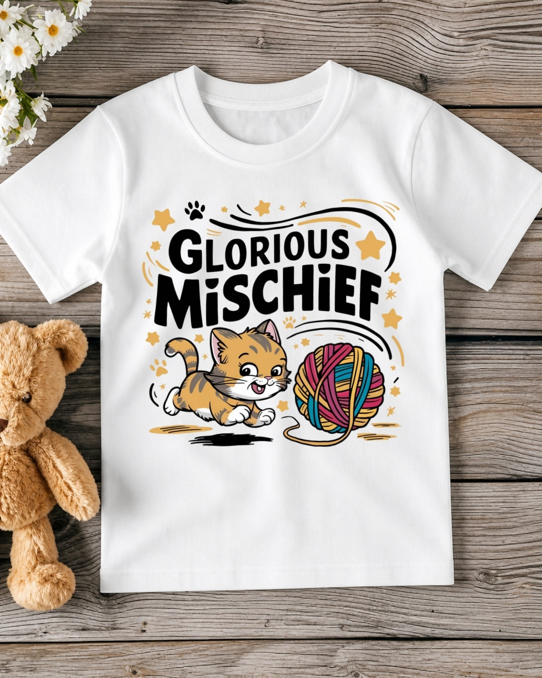 Glorious Mischief Kid Cotton Tshirt