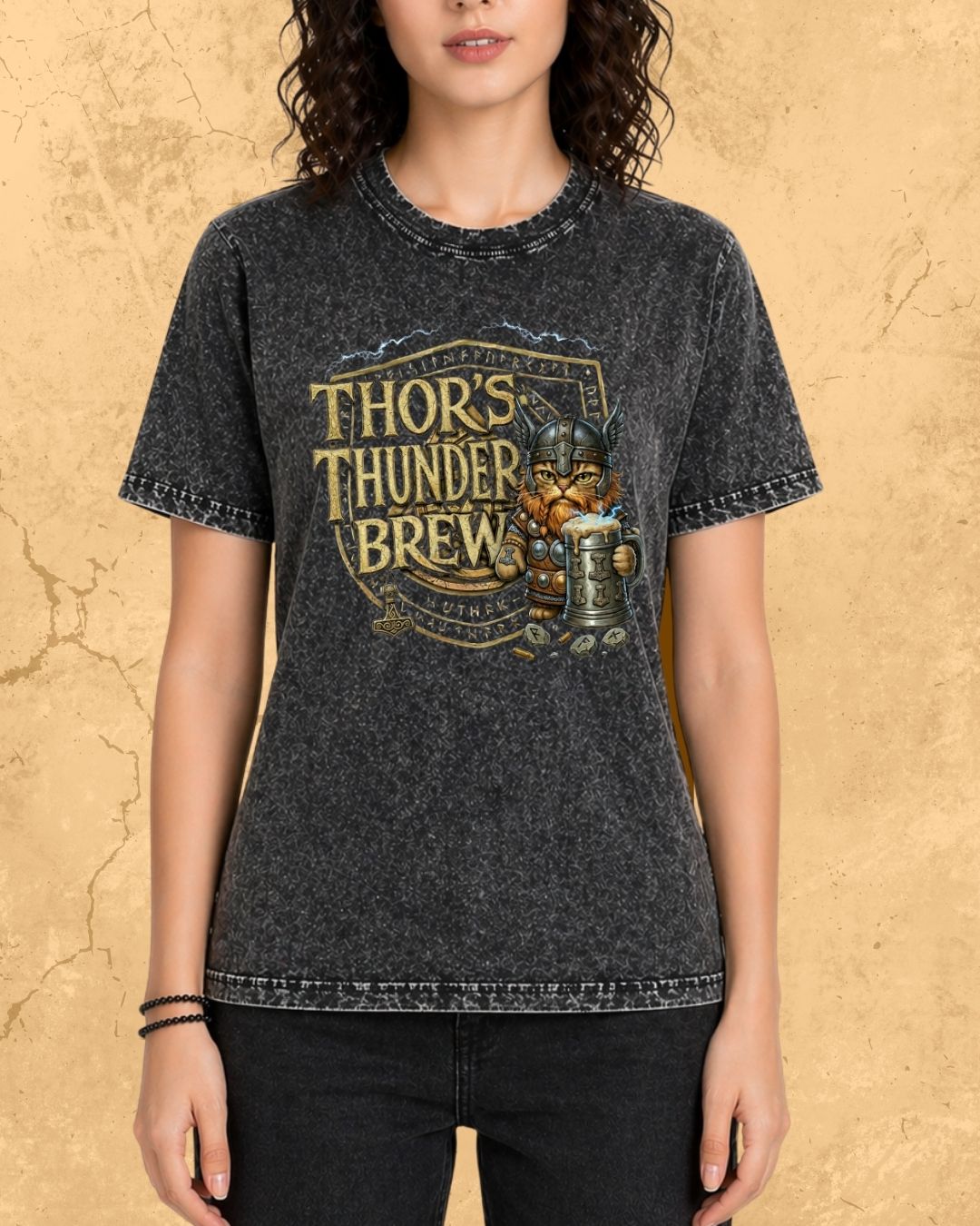 Mythic Beer Warrior Cotton T-Shirt