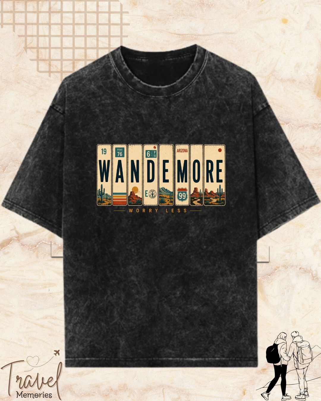 Roadtrip Travel Cotton Tshirt