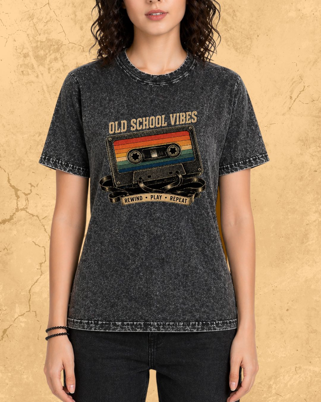 Retro Cassette Music Cotton Tshirt