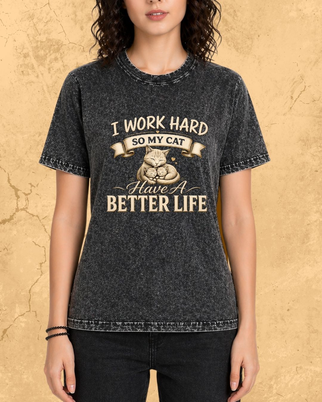 Purr Mom Cotton Tshirt