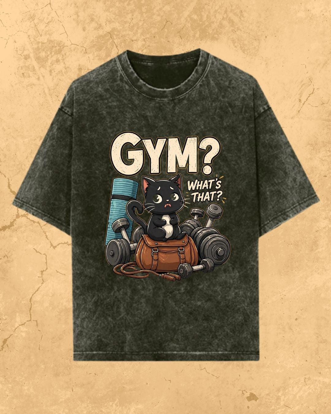 Meow Workout Cotton Tee