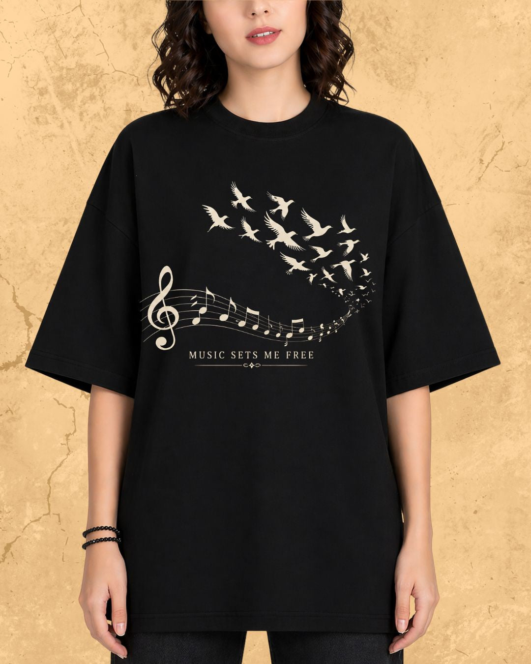 Music Freedom Cotton Tshirt