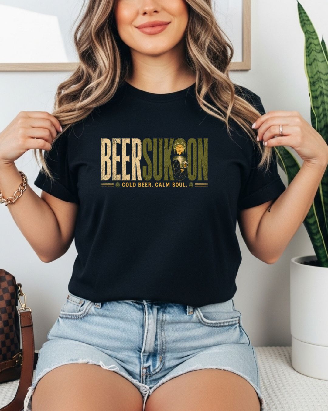 Beer Vibes Cotton Tshirt