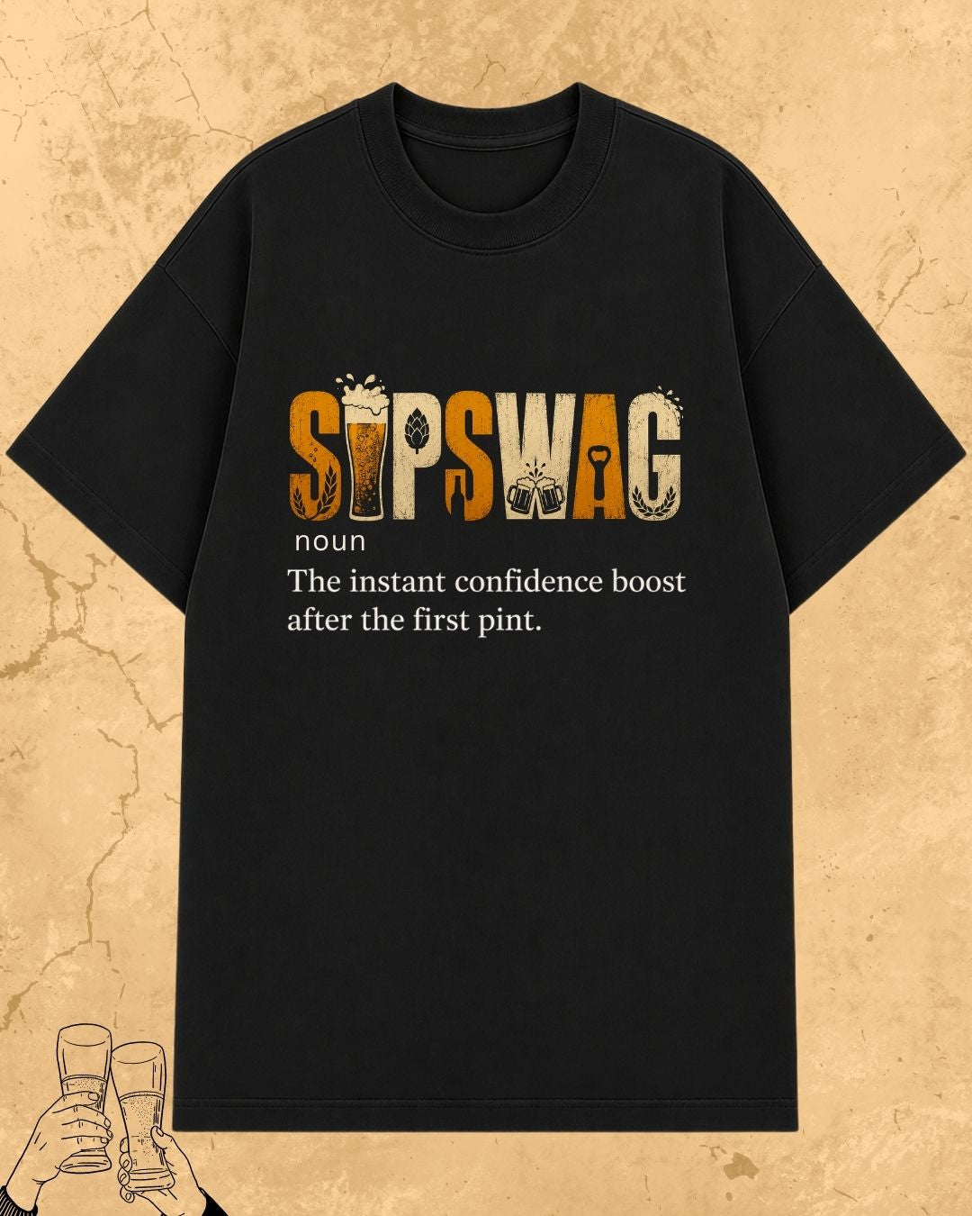 Hinglish Beer Dictionary Cotton Tshirt