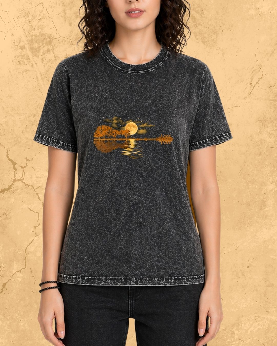 Guitar Relaxation Music Cotton T-Shirt