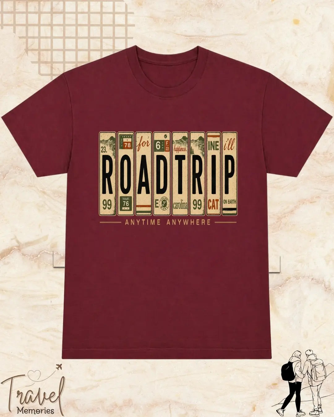 Raasta Roadtrip Travel Cotton Tshirt